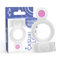 Casual Love Double Pleasure Vibrating Ring Transparent