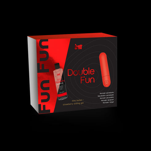 intt Double Fun Bullet & Strawberry Lube Set