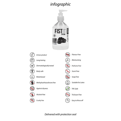 Bomba de esperma Fist It de 17 onzas líquidas