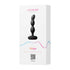 Bolas anales vibratorias y giratorias Lovense Ridge con control mediante app, negras