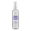 Front studio view of the 4 fl oz (118 ml) clear spray bottle of Doc Johnson Main Squeeze Toy Cleaner with lavender branding accents and a clear spray cap.