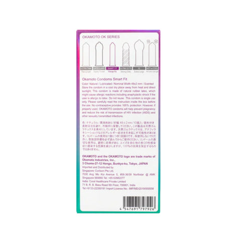 Okamoto Smart Fit Caja 10