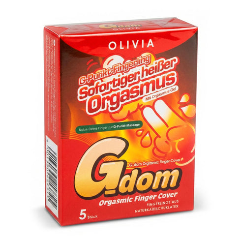 Olivia G-Dom Orgasmic Finger Cover 5 Pack