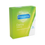 A Pasante Delay Infinity condom box. The box is light green and white. The name "Pasante" is written in blue letters in the middle of the box. Below the name are the words "Delay Infinity". The box contains 3 condoms.