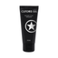 Front product view of a 100 ml (3.38 fl oz) matte black squeeze tube of Shots Clitoris Gel featuring white text stating "Intensify Your Orgasms" and a large silver star emblem at the center.