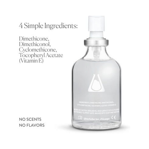 überlube premium lubricant Set of 55ml bottle + Travel Case with 15ml refill