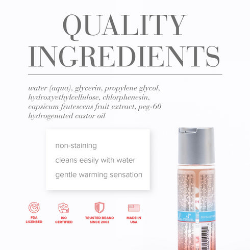 System JO H2O Anal Warming