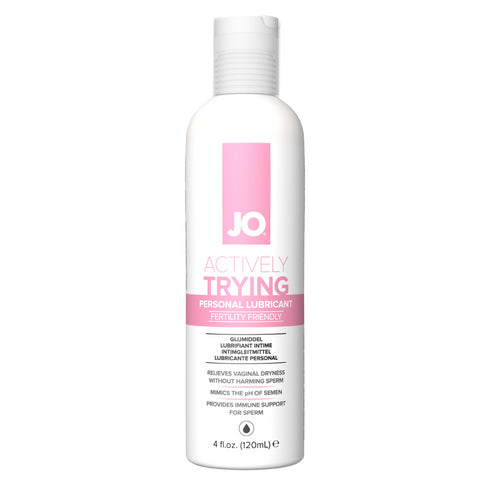 JO Actively Trying Fertility Friendly Lubricante personal a base de agua 4 fl oz