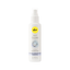A white spray bottle of pjur med CLEAN intimate cleaning spray with a yellow logo and light blue accents on a white background.
