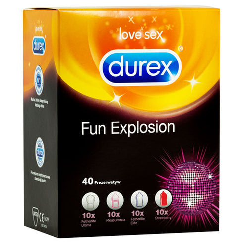 Caja Explosión Durex Fun 40