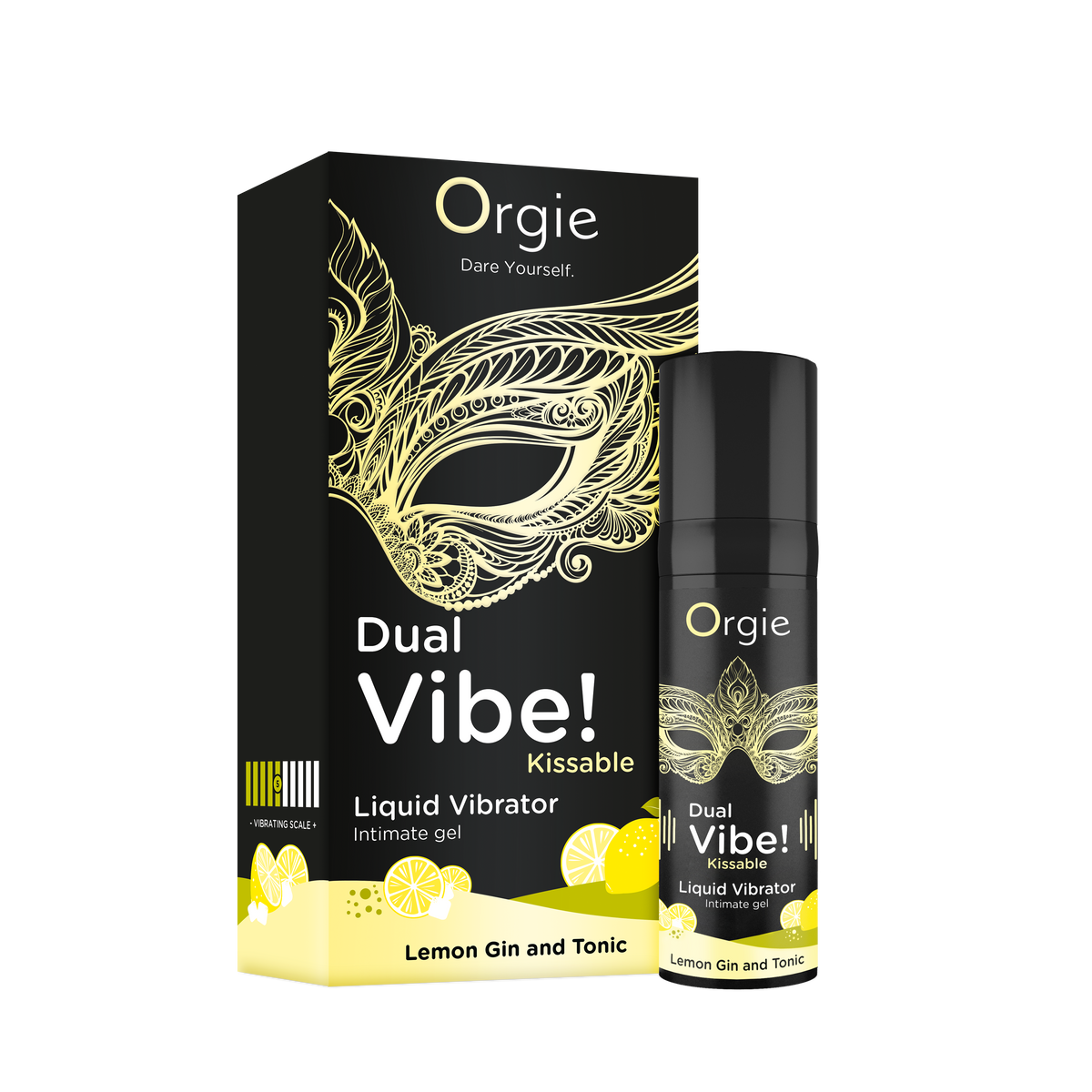 Orgie Dual Vibe Kissable Gel Lemon Gin & Tonic 0.5 fl oz Imagen principal del producto
