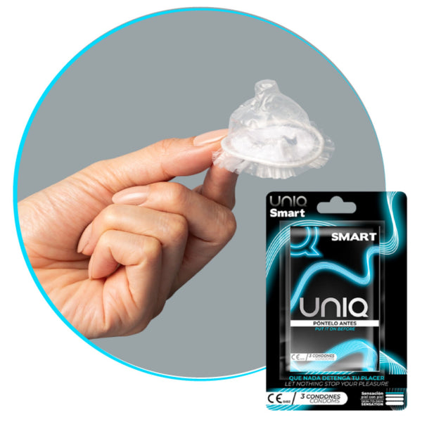 Preservativos Uniq Smart Paquete de 3