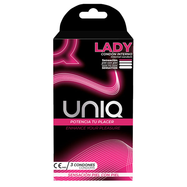 Uniq Condones femeninos Lady paquete de 3