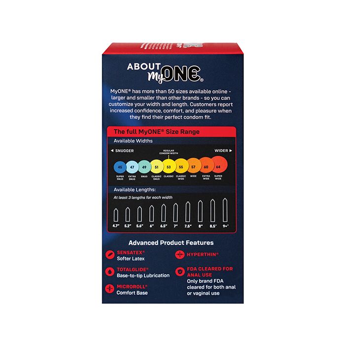 My One Super Wide & Long Box 10 | WorldCondoms