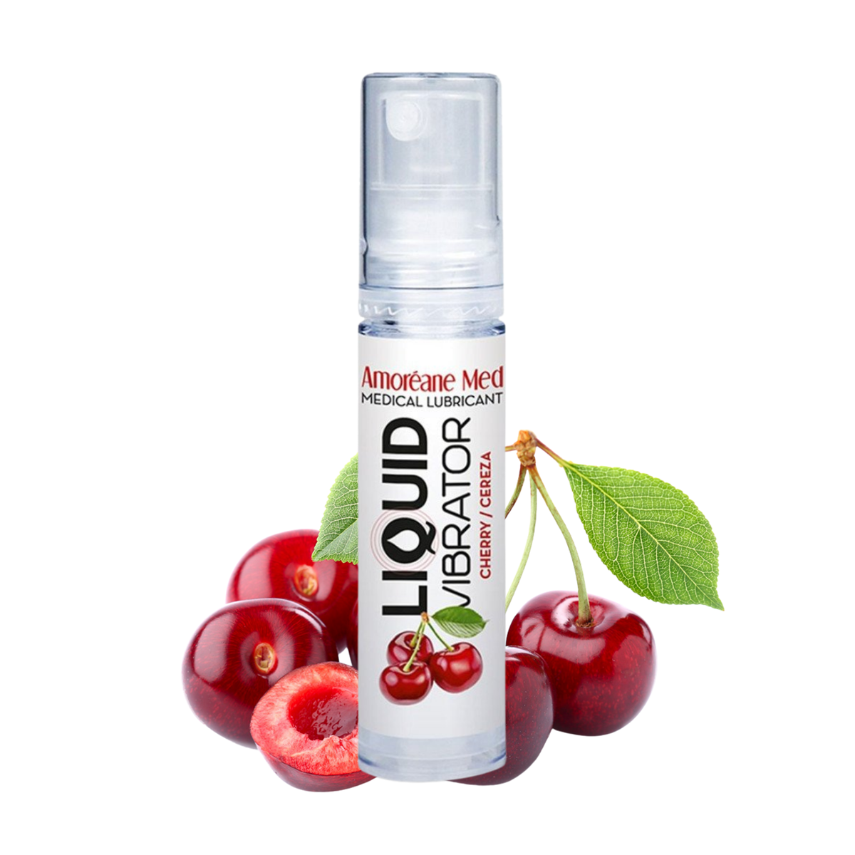 Amoreane Liquid Vibrator Cherry 0.33 fl.oz Imagen principal del producto