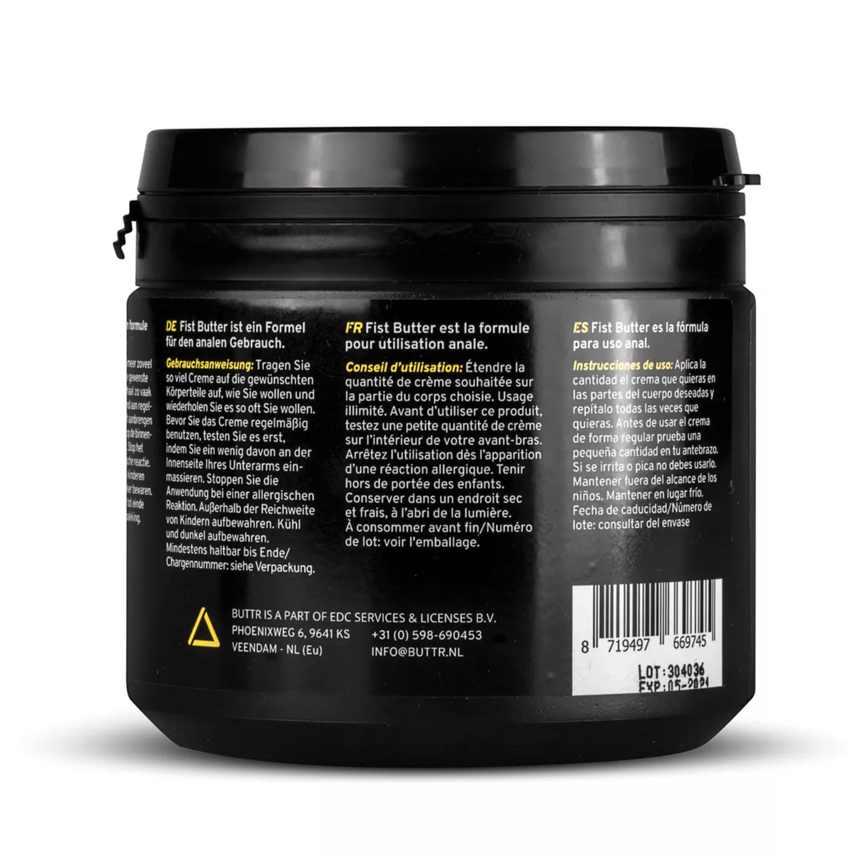 BUTTR Mantequilla para fist 16.9 fl.oz
