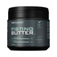 Front studio shot of the 500 ml FistAssist Fisting Butter No. 3 tub against a dark background, showcasing its oil-based label with maximum 10/10 ratings for both thickness and glide.