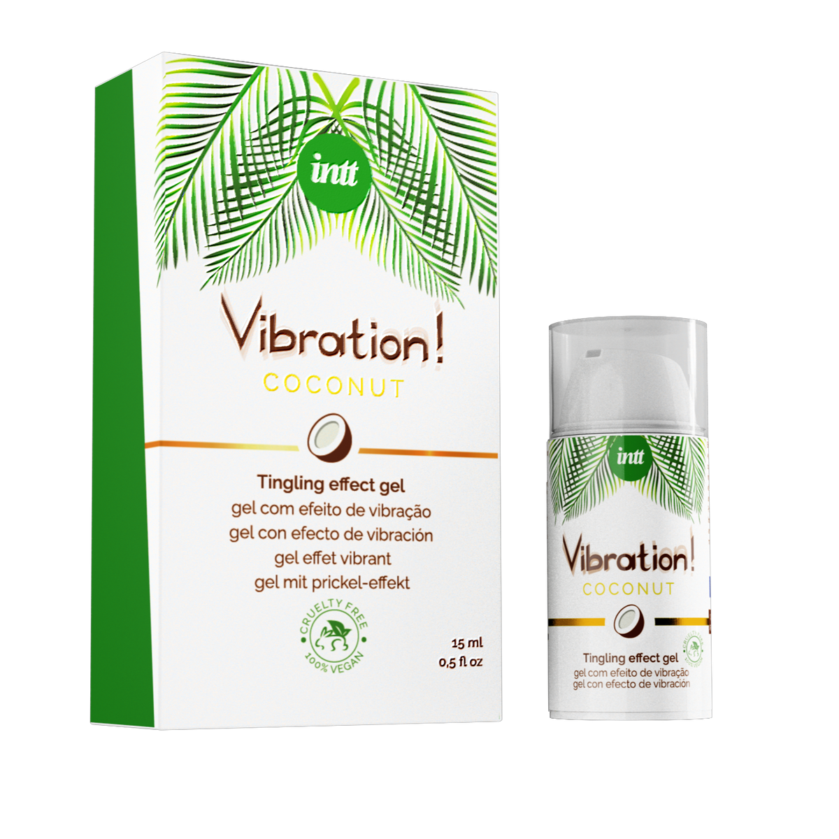 intt Vegan Coconut Liquid Vibration 0.5 fl.oz Imagen principal del producto
