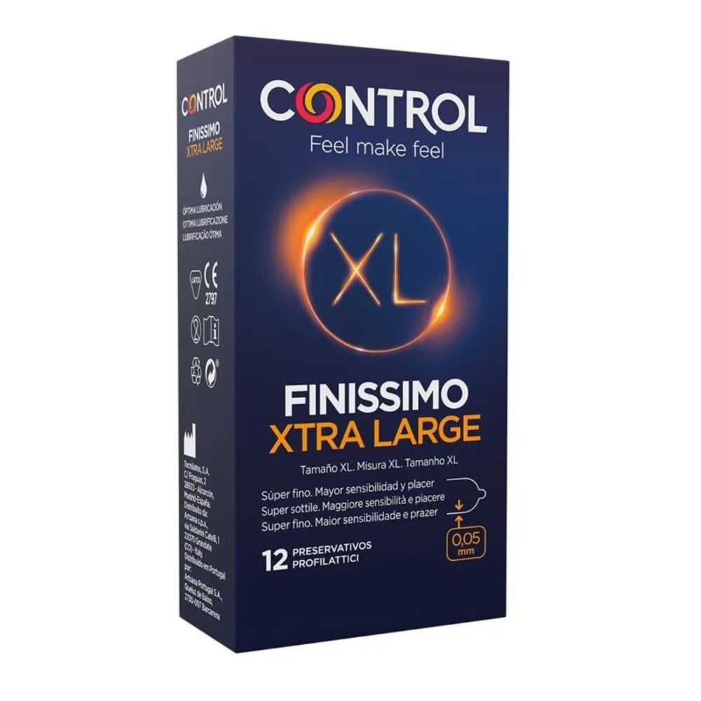 Control Finissimo XL Box 12 | WorldCondoms Imagen principal del producto