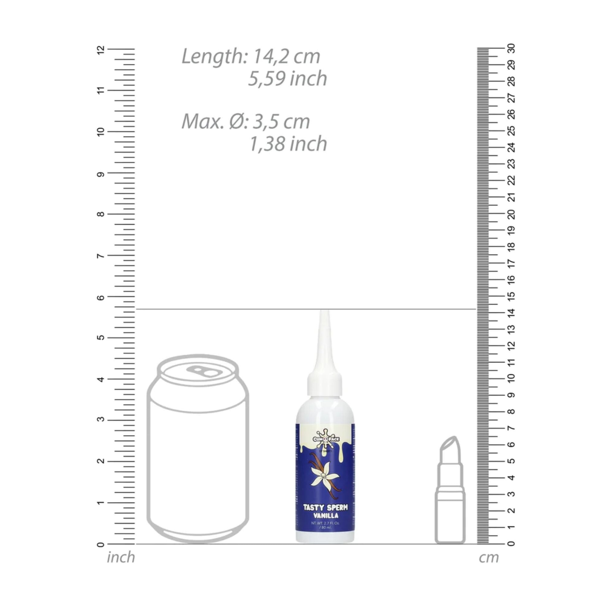 Cum Face Vainilla Esperma sabroso 89 ml Imagen secundaria del producto