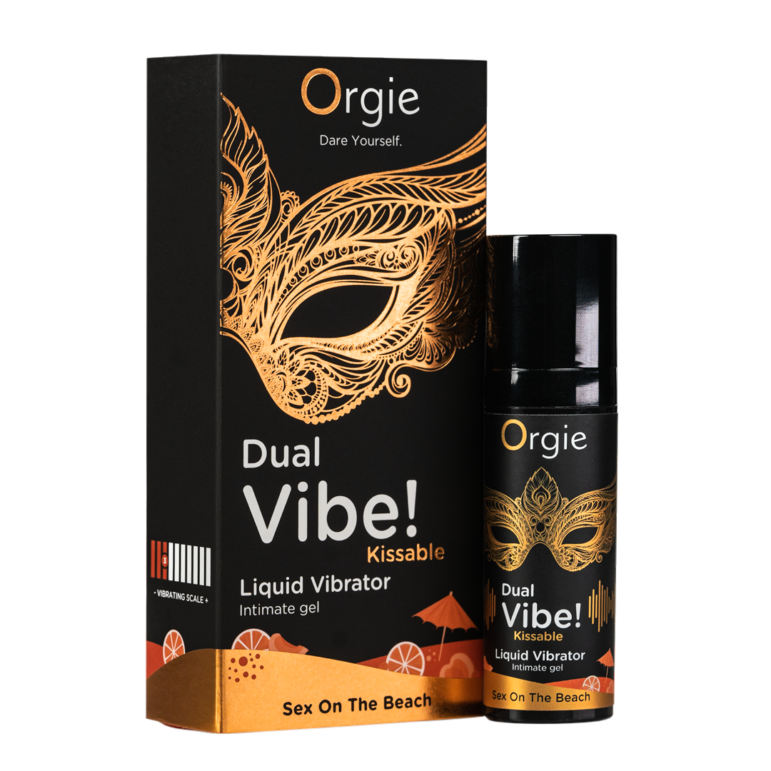 Orgie Dual Vibe Kissable Gel Sex on The Beach 0.5 fl oz Imagen principal del producto