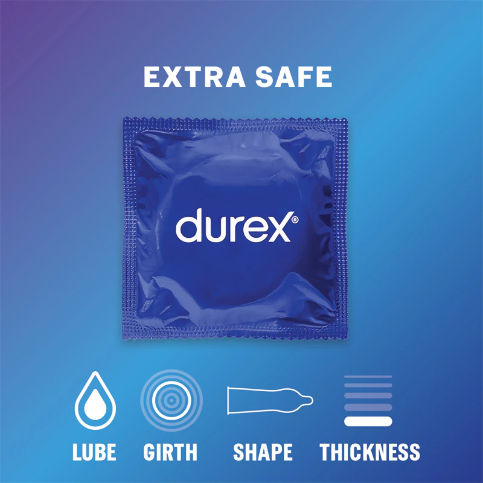 Durex Extra Safe Paquete de 10 Imagen secundaria del producto