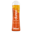 A single bottle of Durex Warming Lube with a Polish label. The bottle is orange and yellow, featuring the Durex logo and "WARMING," along with the Polish text "ŻEL INTYMNY ROZGRZEWAJĄCY" and a volume of "50ml" at the bottom.