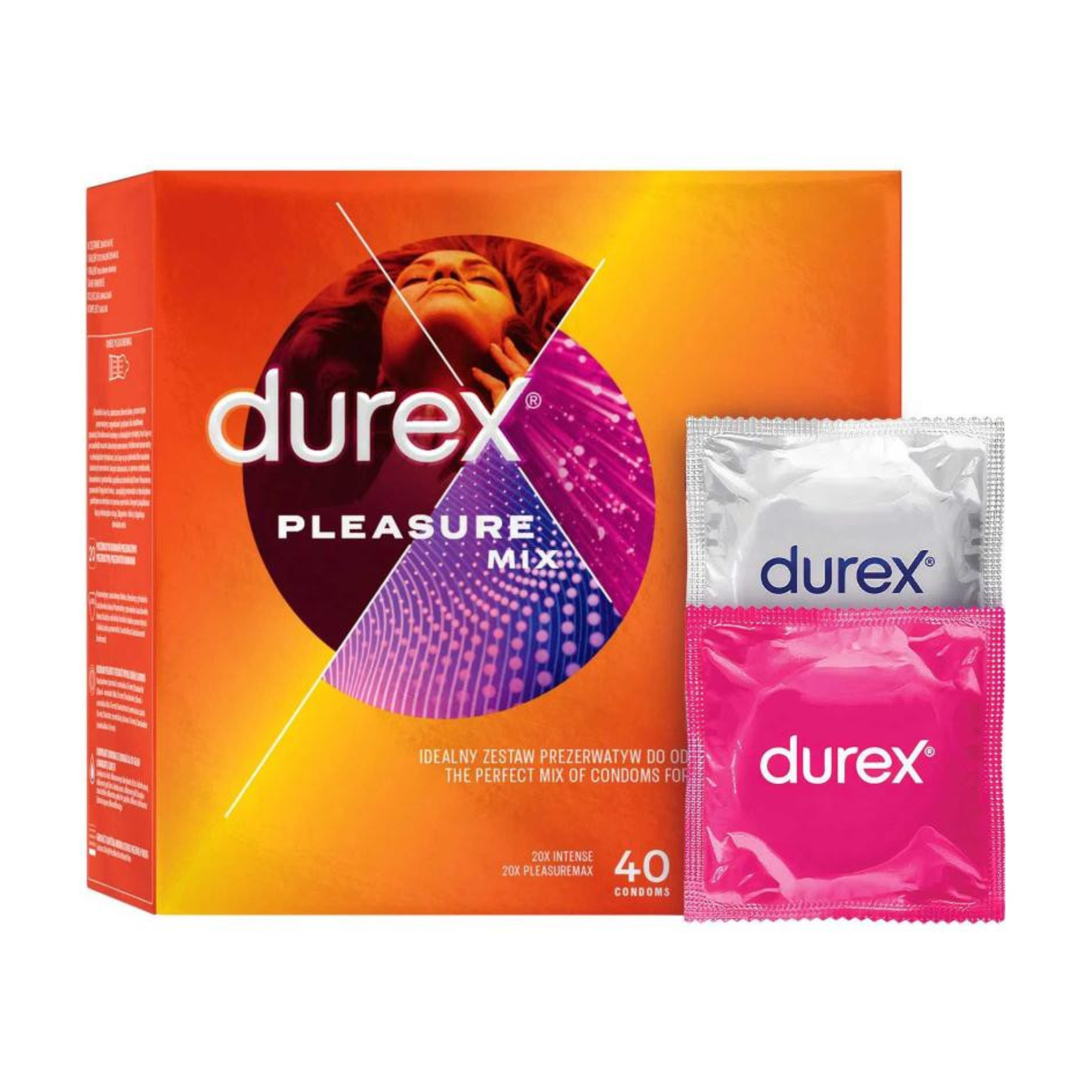 Durex Pleasure Mix Paquete de 40 Imagen secundaria del producto