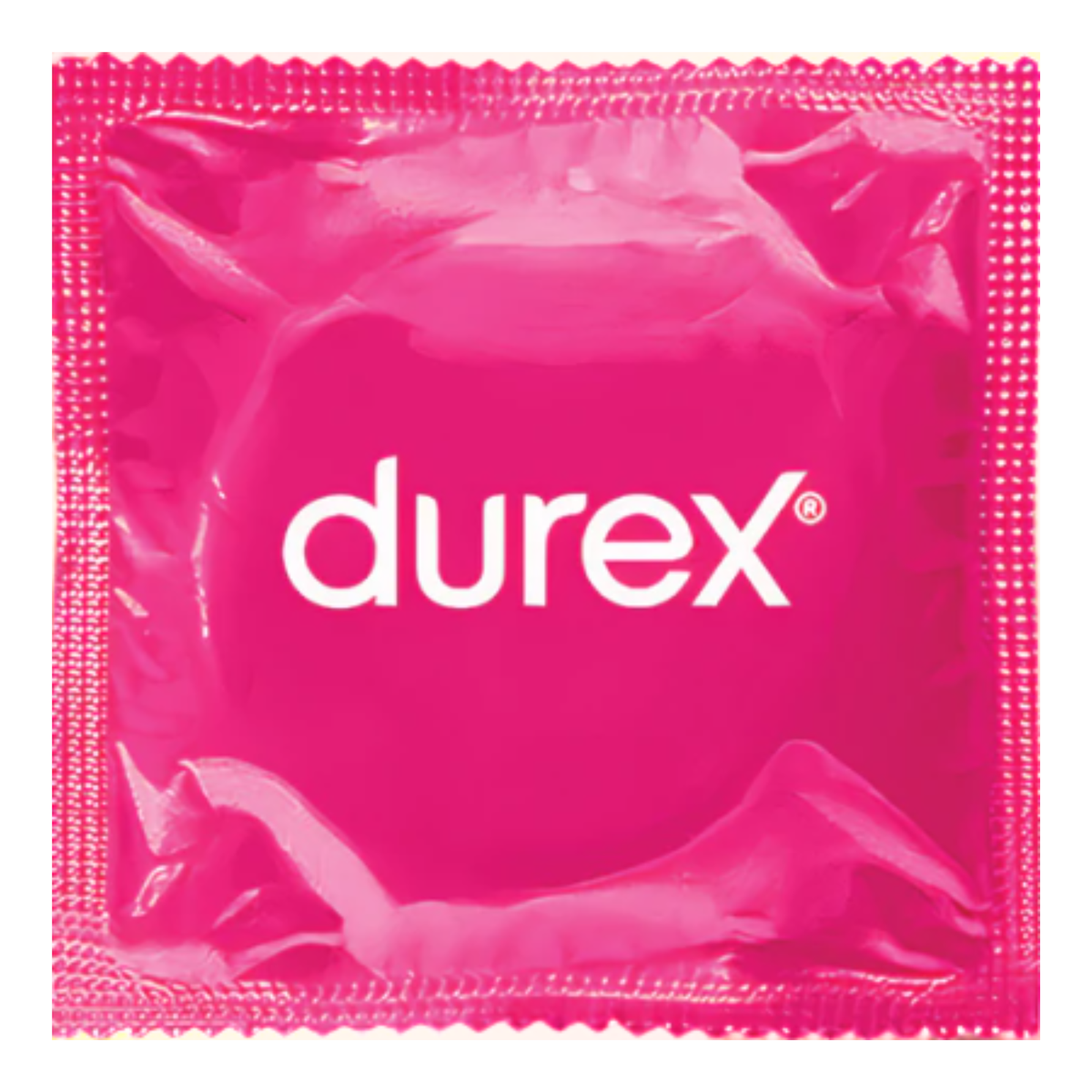 Durex Pleasuremax individual wrapper condom in the white background. Imagen principal del producto