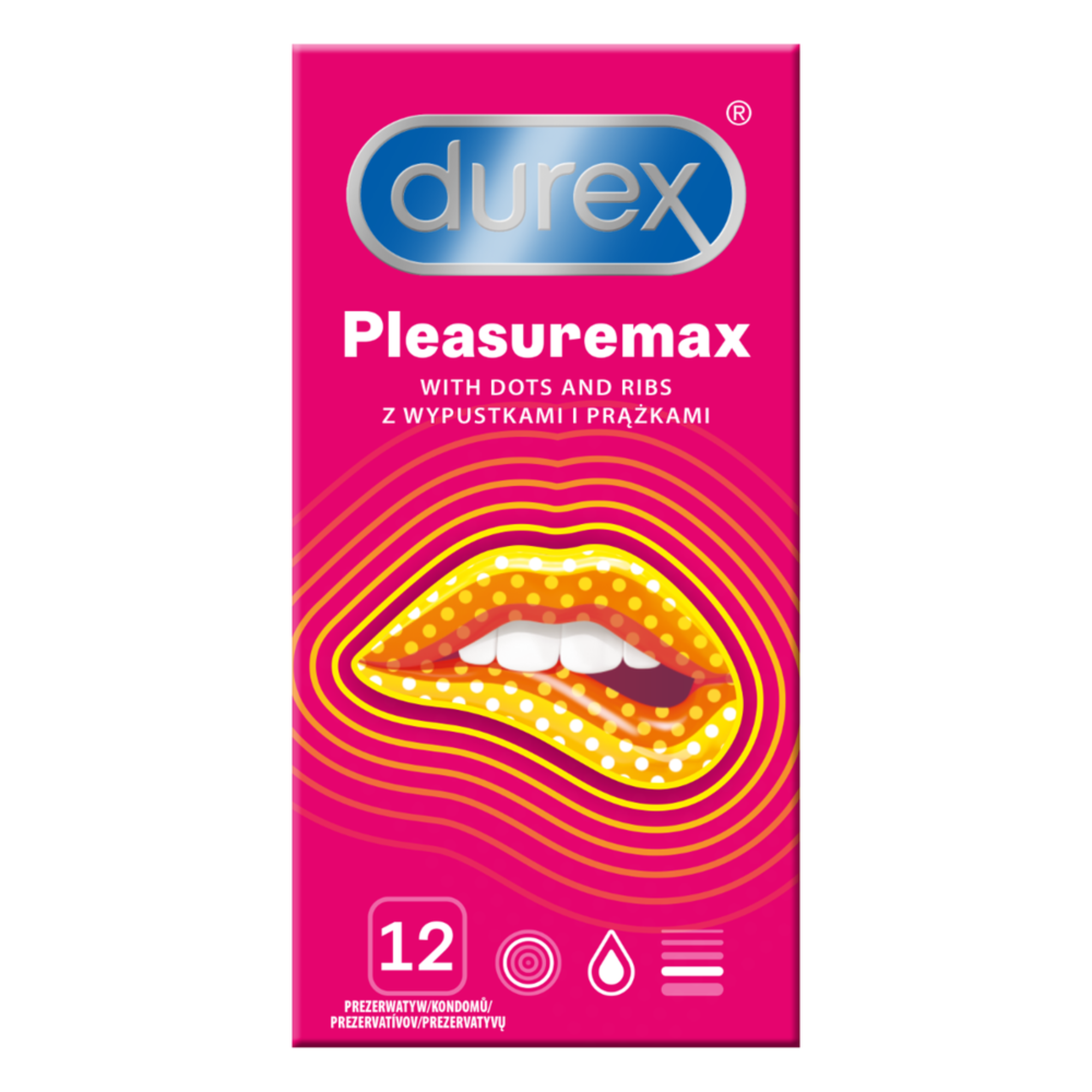 Durex Pleasuremax Paquete de 12 Imagen secundaria del producto
