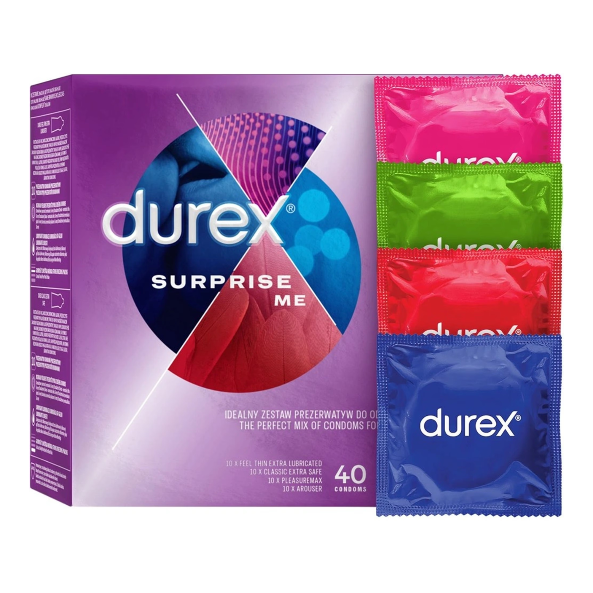 Durex Surprise Me Paquete de 40 Imagen secundaria del producto