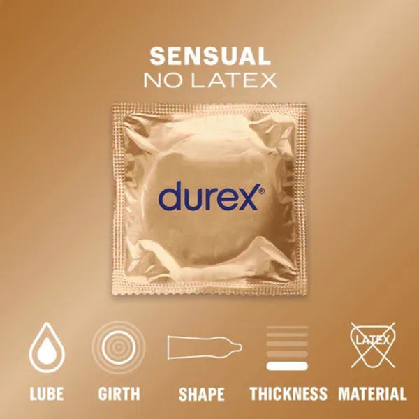 Durex Sensual Sin látex Paquete de 10