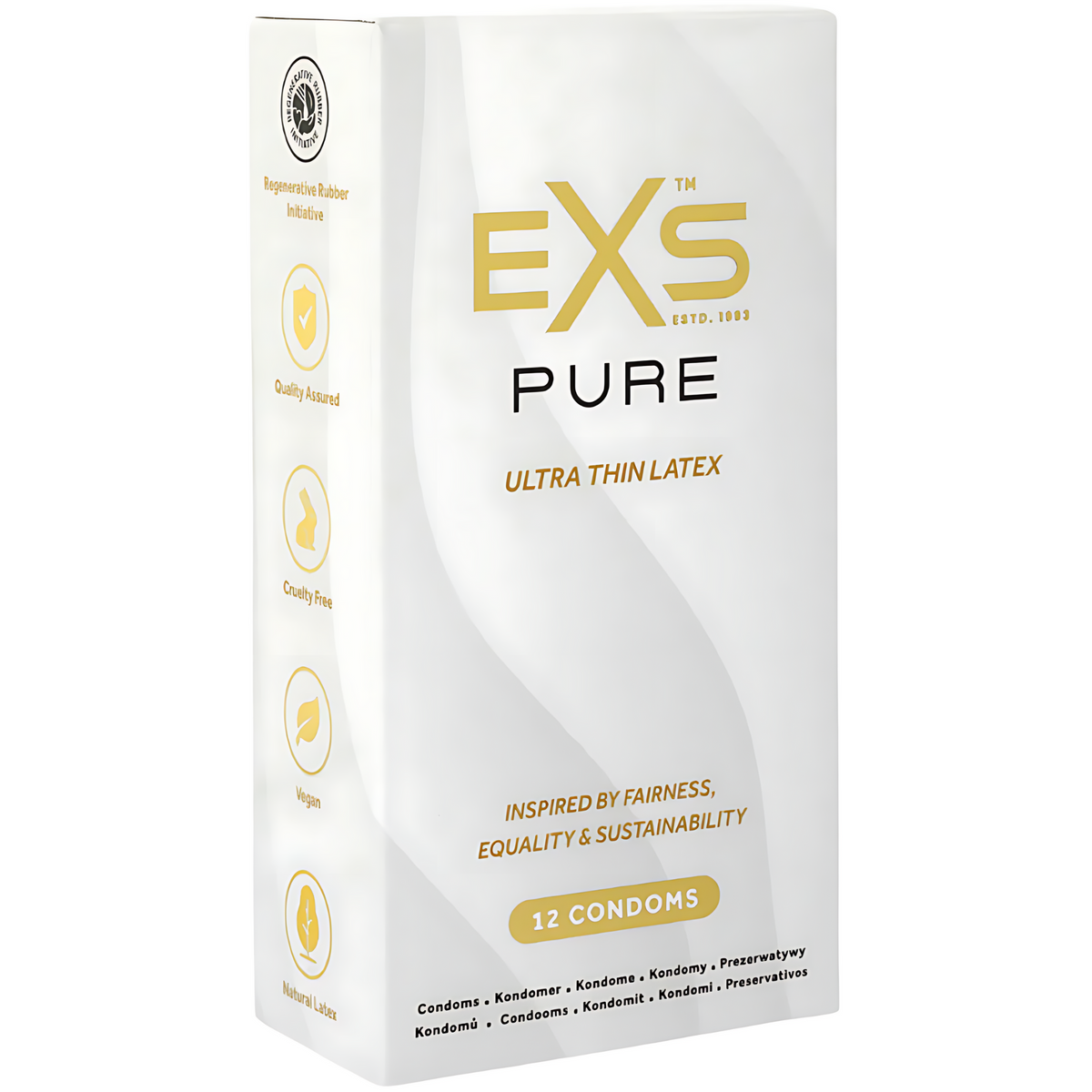 EXS Pure Ultra Thin Latex Box 12 Imagen principal del producto