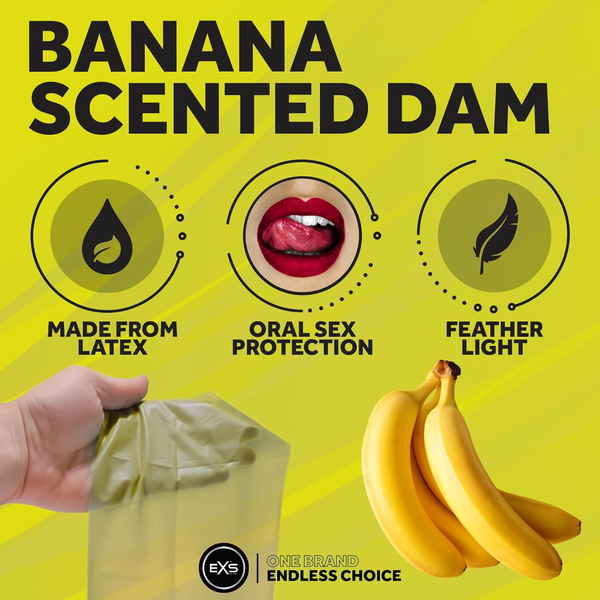 Barreras bucales EXS Banana Imagen secundaria del producto
