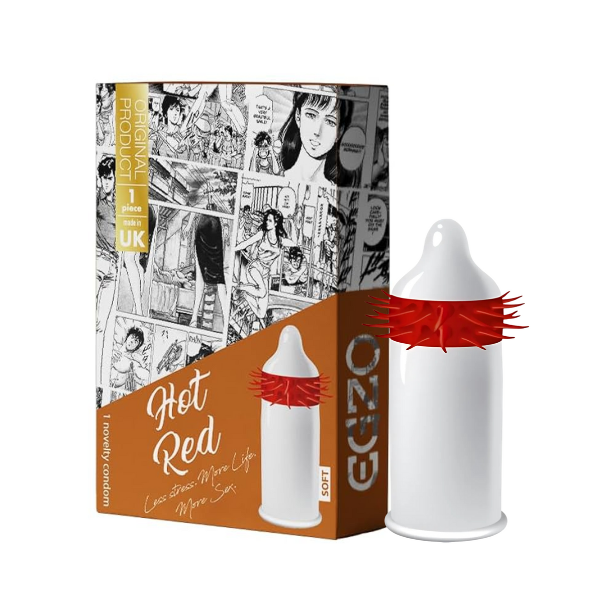 Egzo Hot Red | WorldCondoms Imagen principal del producto