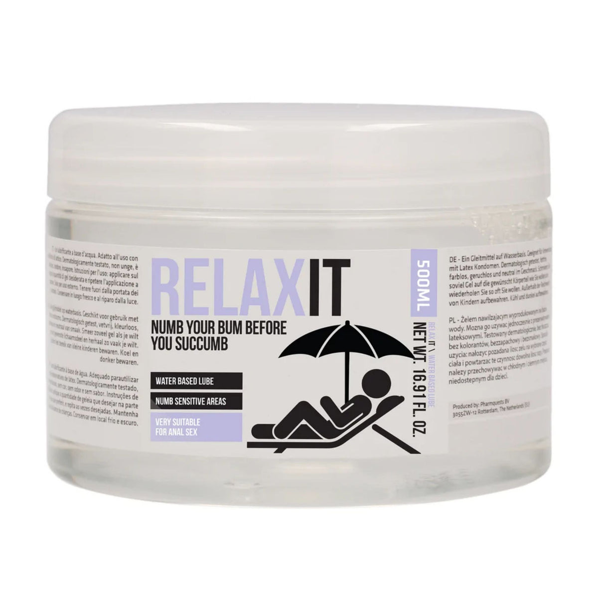 Fist It Relax It Numb Your Bum Before You Succumb 17 fl oz Imagen principal del producto