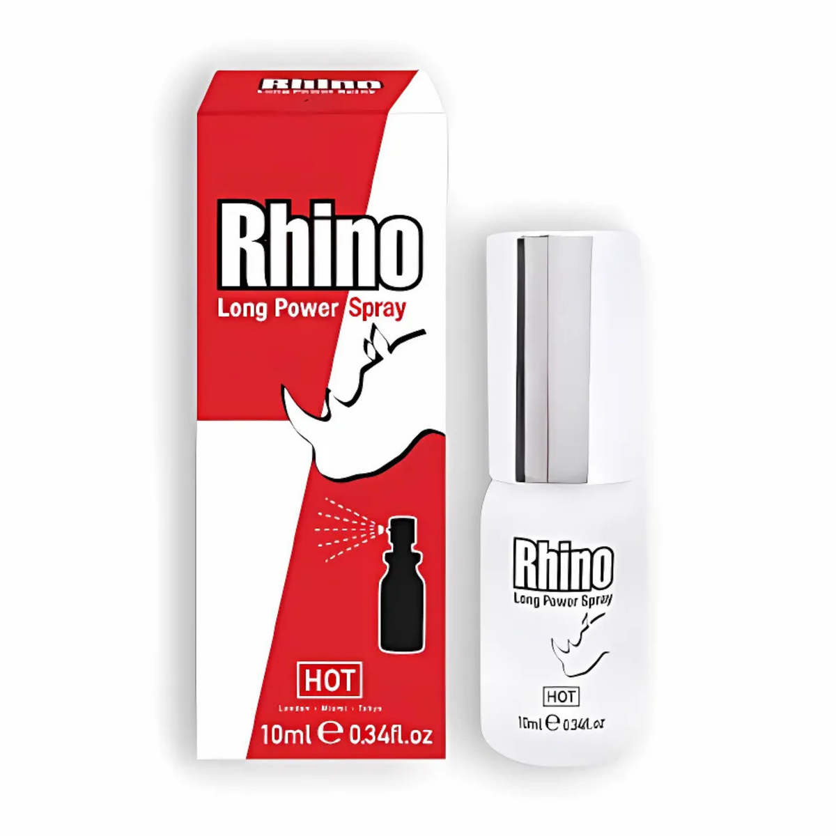 HOT Rhino Long Power Spray 0.34 fl.oz Imagen principal del producto