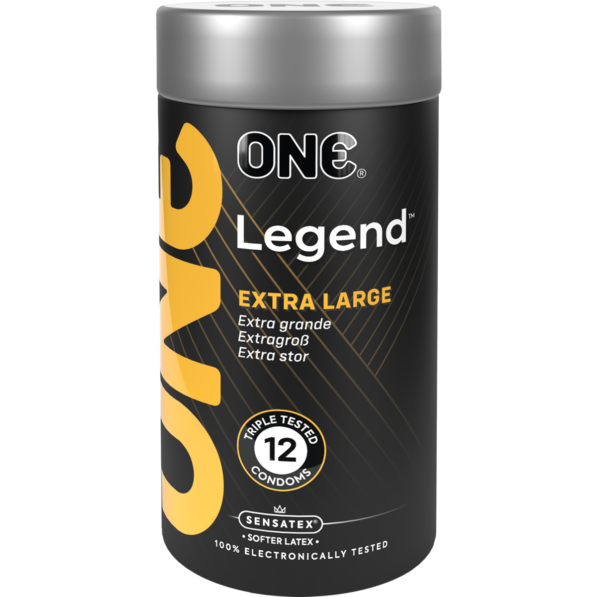 ONE Legend XL Box 12 | WorldCondoms Imagen principal del producto