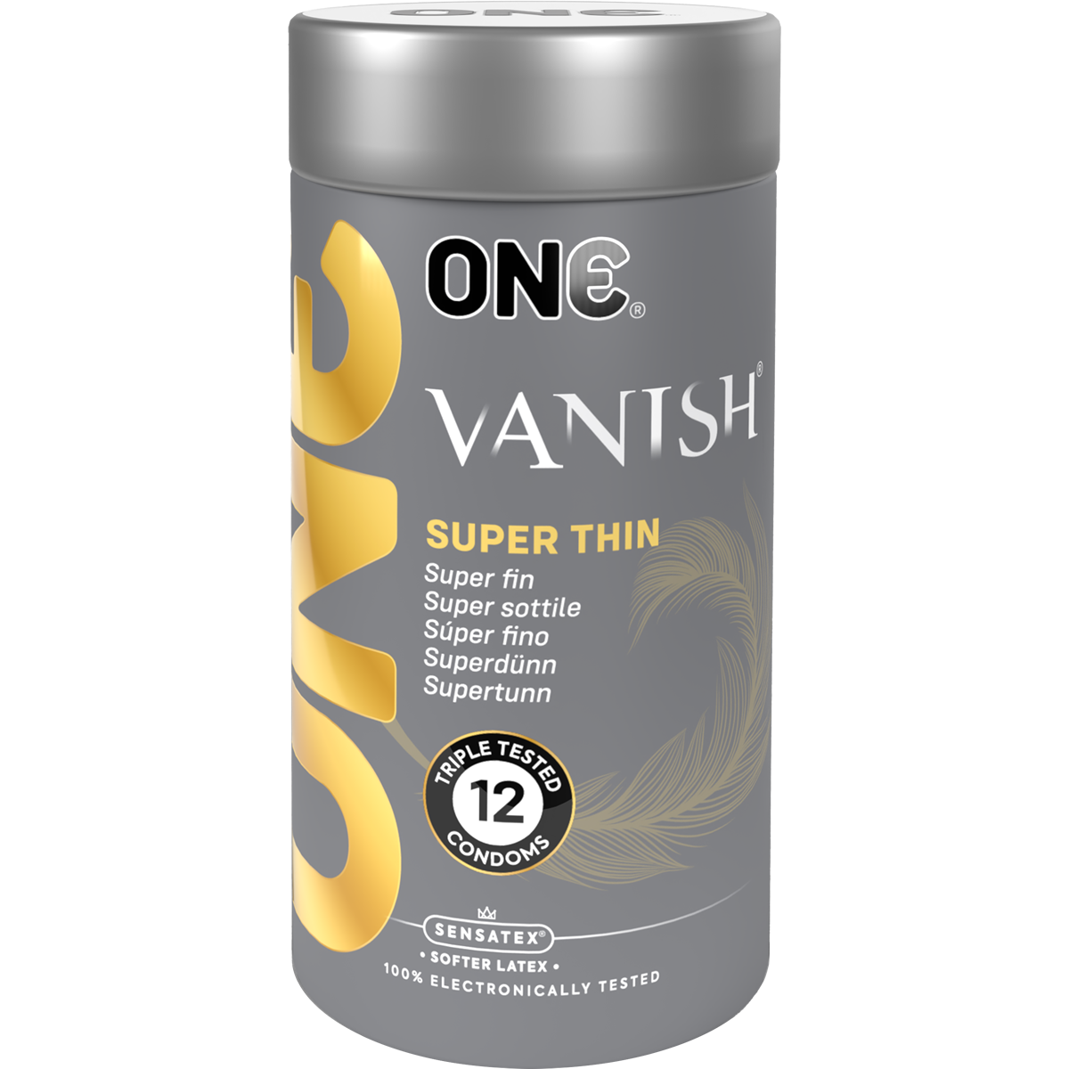 ONE Vanish Superthin Box 12 | WorldCondoms Imagen principal del producto
