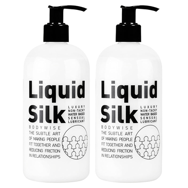 Liquid Silk 500ml Water-based luxury non-tacky lubricant Imagen principal del producto
