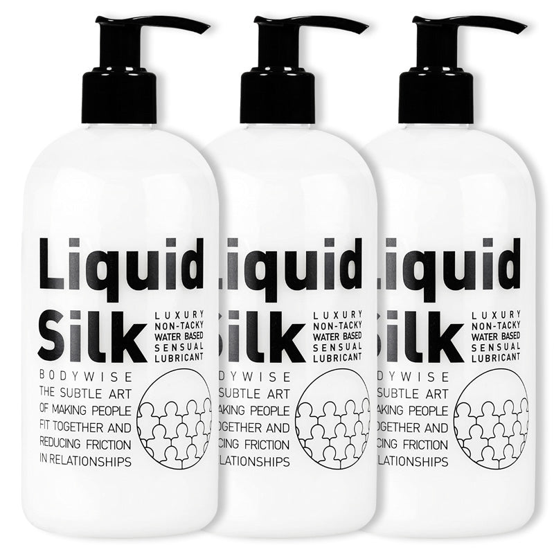 Liquid Silk 500ml Water-based luxury non-tacky lubricant