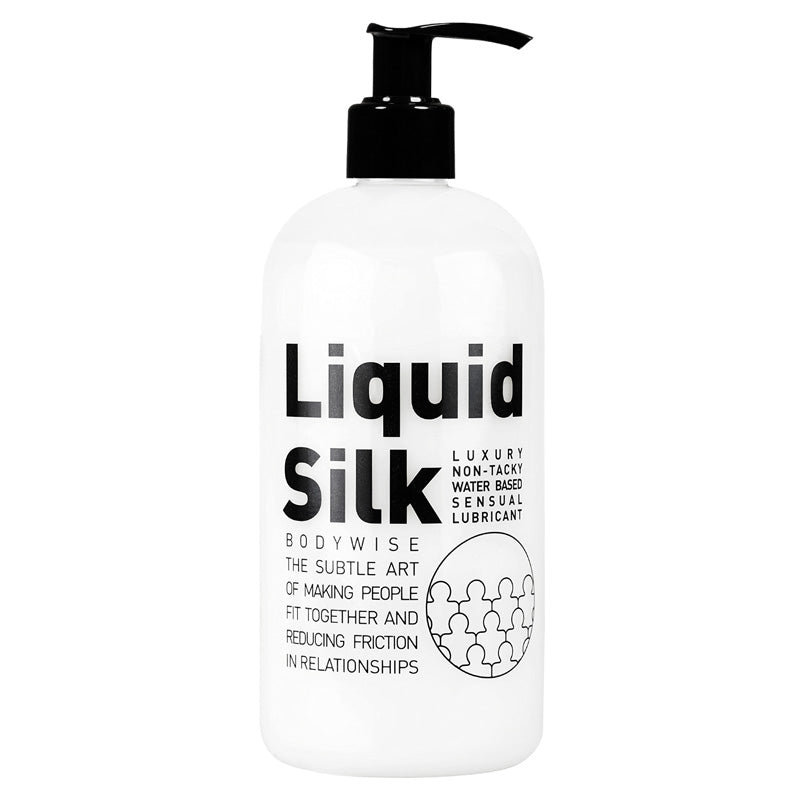Liquid Silk 500ml Water-based luxury non-tacky lubricant Imagen principal del producto
