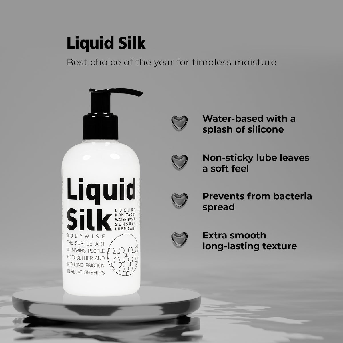 Liquid Silk water based 50ml lubricant