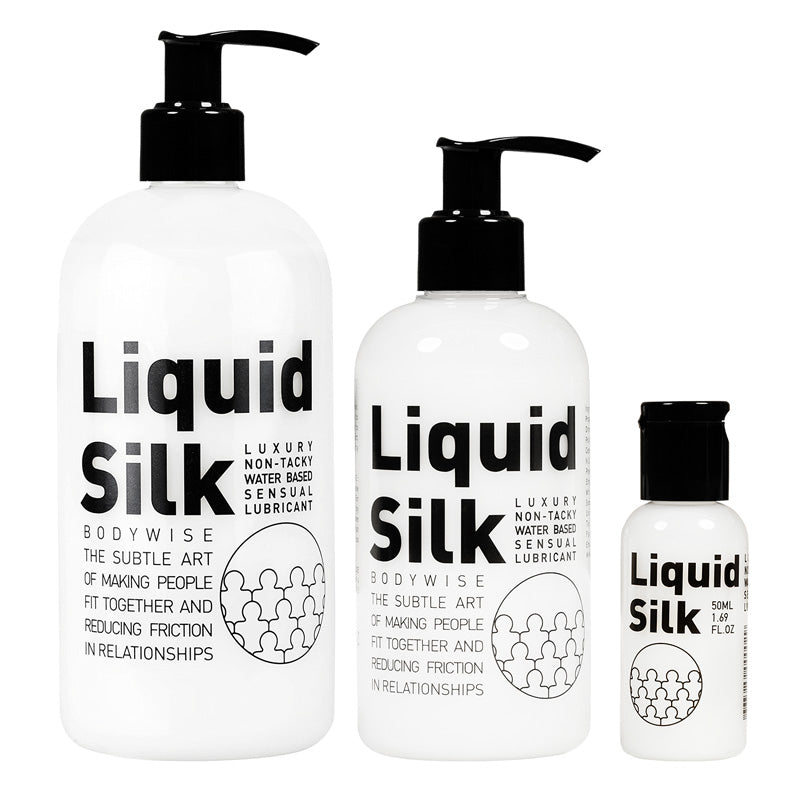 Liquid Silk Lube luxury non-tacky water based sensual lubricant  Imagen principal del producto