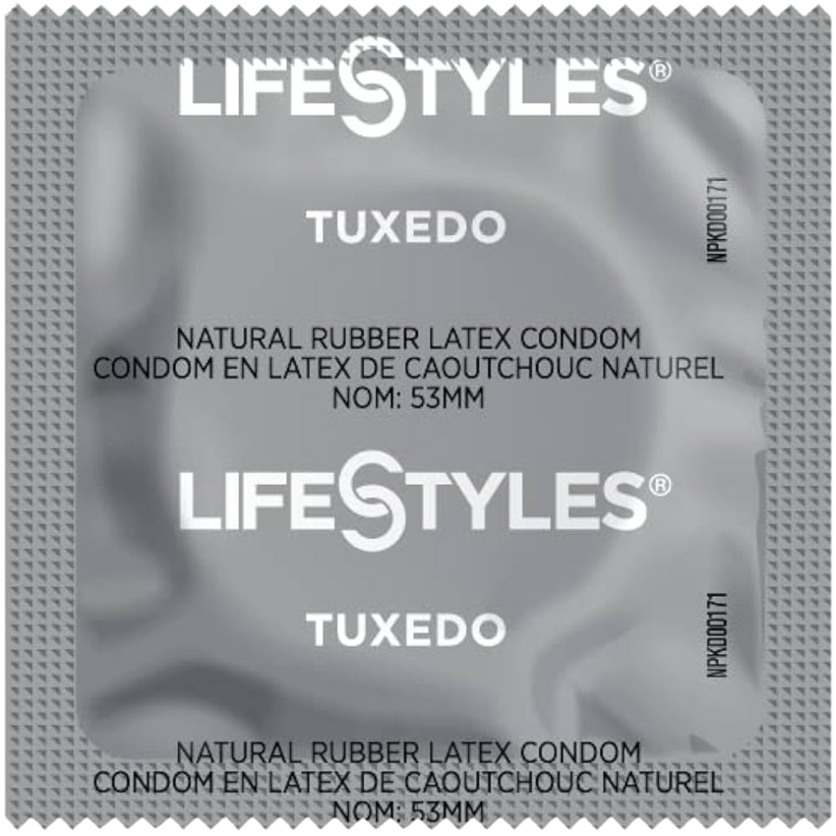 LifeStyles Tuxedo Black Condoms Natural Rubber latex condom Imagen principal del producto