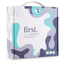 Front view of the white, teal, and purple box for the LoveBoxxx First Together Starter Set.