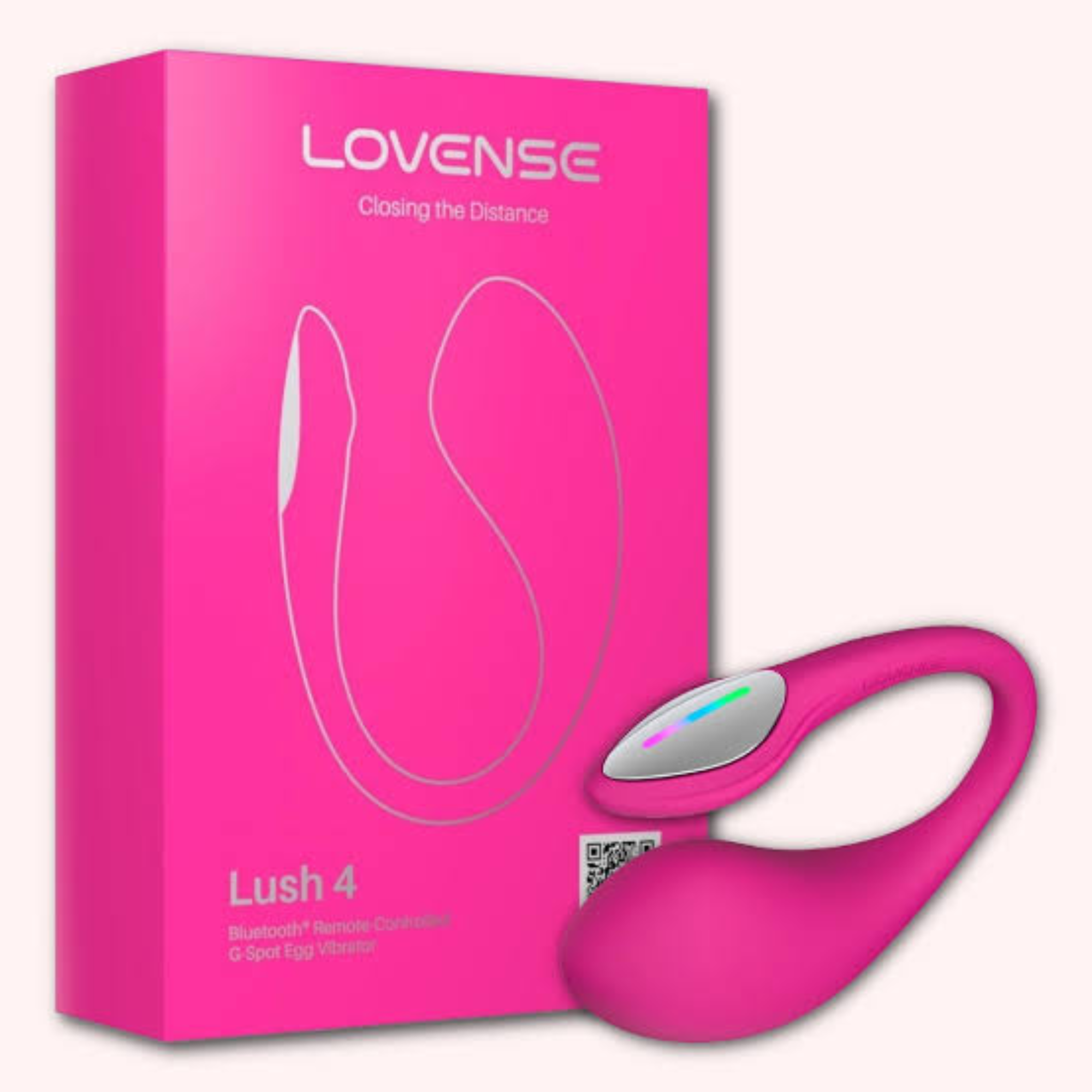 Huevo de punto G Lovense Lush 4 Pink con Bluetooth y control mediante aplicación Imagen secundaria del producto