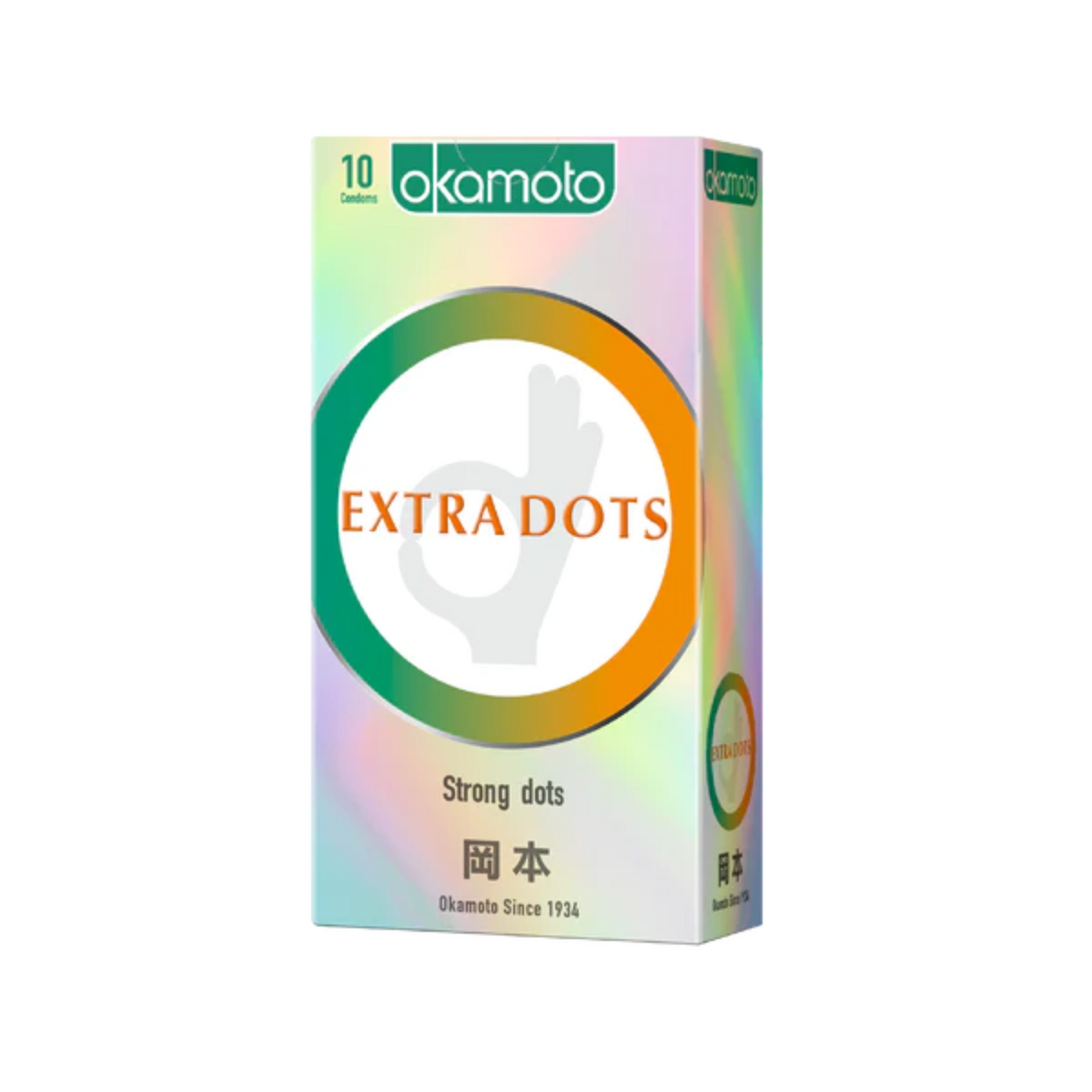 Okamoto Extra Dots Box 10 Imagen principal del producto