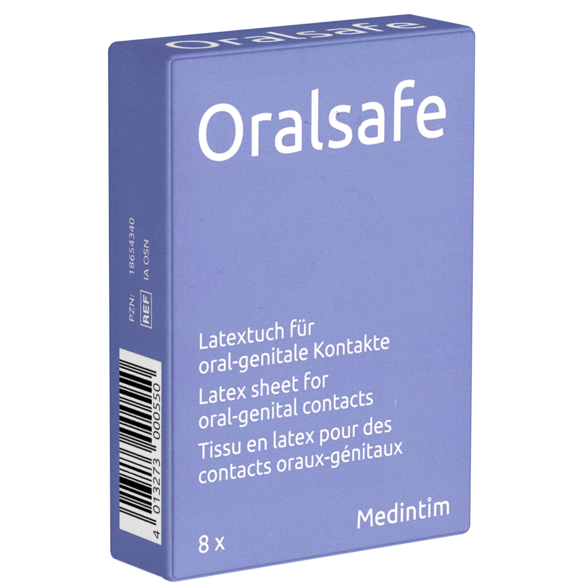 Oral Safe Neutral8 Dams Pack 8 | WorldCondoms Imagen principal del producto