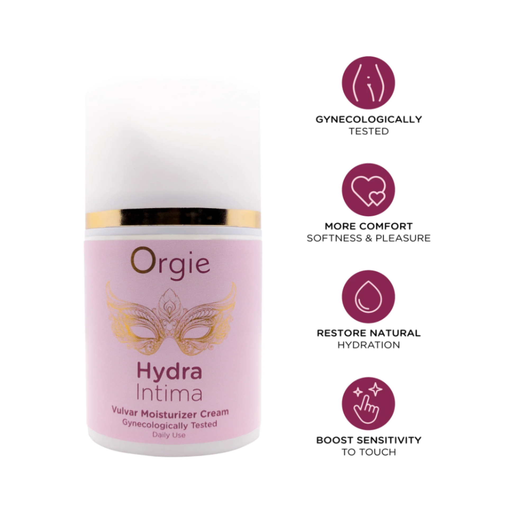 Crema hidratante vulvar Orgie Hydra Intima 50 ml Imagen secundaria del producto